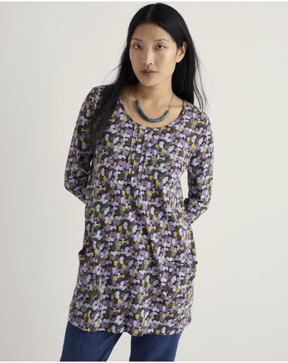 Collaged Anemone Dark Violet
