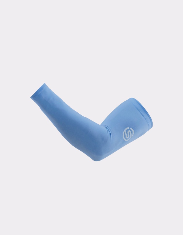 SKINS - SKINS Compression Unisex Series-1 Running/Football/Gym Arm Sleeve Sky Blue