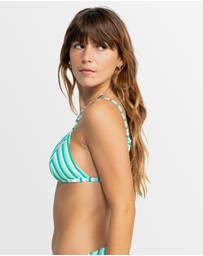Roxy - Womens Party Wave Fixed Tri Bikini Top