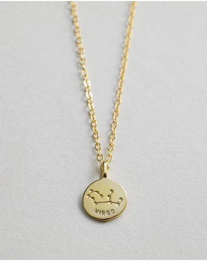 Native Sol - Virgo Star Sign Pendant Necklace