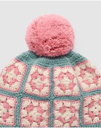 Purebaby - Crochet Beanie -Kids-Babies