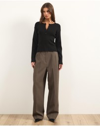 Atmos&Here - Lina Long Sleeve Knit Top