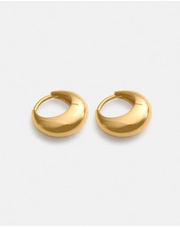 Kirstin Ash - Indigo Hoops Small