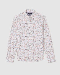 Politix - Thorpe Floral Print Long Sleeve Shirt