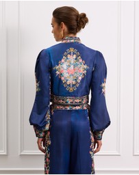 Aqua Blu Australia - Verdant Scarlett Bomber Jacket
