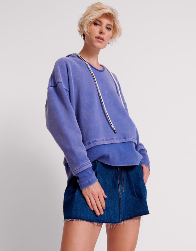 ONE TEASPOON - Bluemoon Pleated Micro Mini Denim Skirt