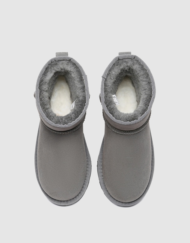 EVERAU - EverAU Ugg Mini Classic Double Faced Sheepskin Upper UGG Boots