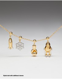 PDPAOLA - Charm Necklace Snowflake Charm