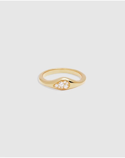 By Charlotte - Ocean Mist Ring