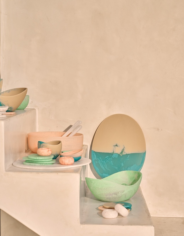 Linen House - Resin Large Serving Bowl