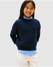 Tommy Hilfiger - Relaxed Cable Knit Jumper - Teens