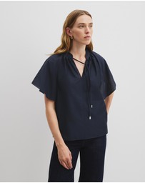 Country Road - Flutter Sleeve Blouse