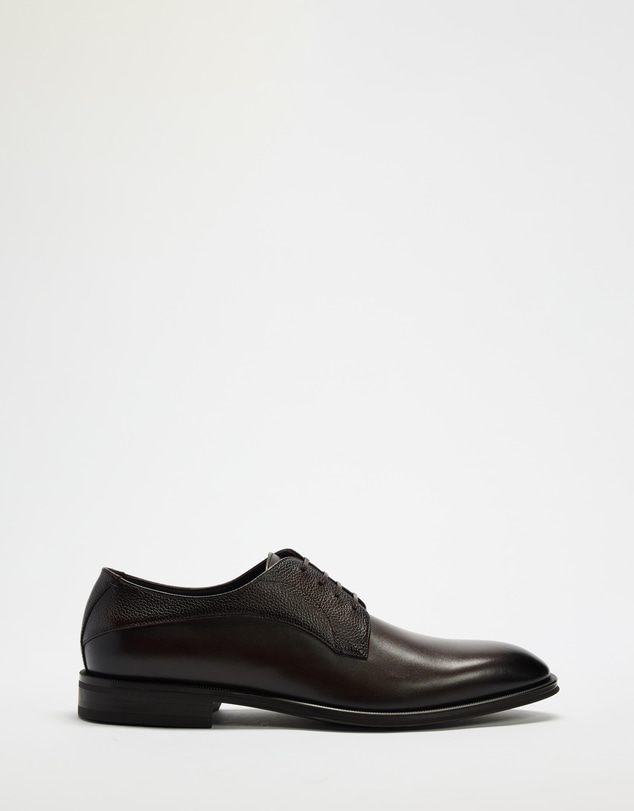 BOSS - Derrek Calfskin Lace-Up Derby Shoes