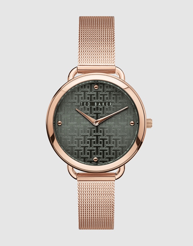 Ted Baker - Hetttie 37mm Rose Gold-Tone Mesh Bracelet Watch
