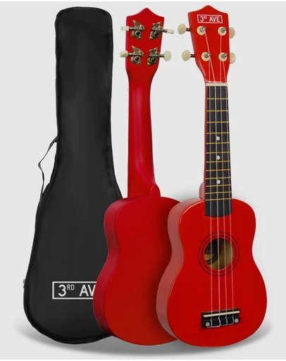 iWorld - 3rd Avenue Soprano Ukulele - Red