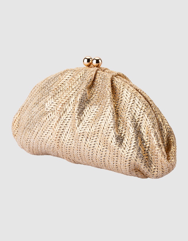Olga Berg - Rita Woven Clutch