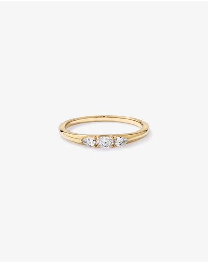 Michael Hill - 0.18TW Lab Diamond Stacker Ring in 10kt Gold