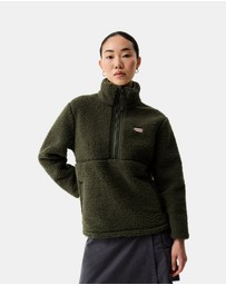 Hunter - Women's Tiorga 1/4 Zip Borg Fleece Kambaba