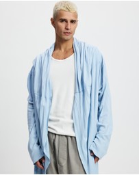Surrounded By Ghosts - The Aikinite Hooded Rib Knit Cardigan