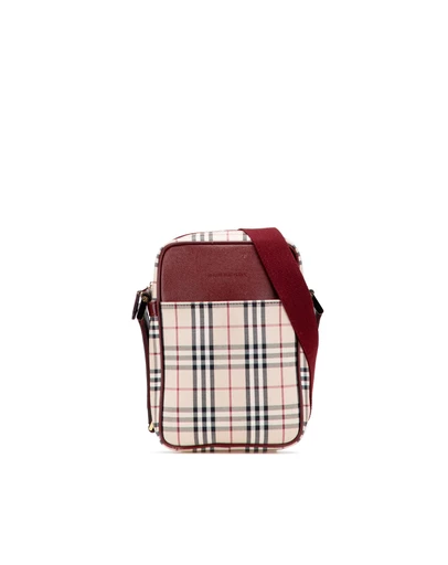 Pre-Loved by Azura Reborn - Pre-Loved House Check Canvas Crossbody