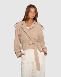Belle & Bloom - Fast Car Cropped Trench