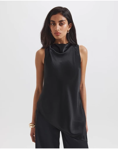 SABA - Sallee Asymmetric Tunic Top