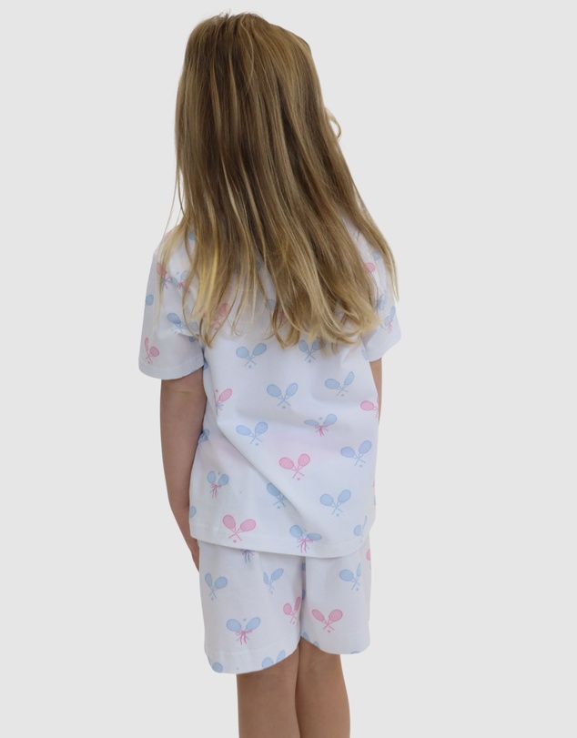 Sant And Abel - Kids Tennis Bows Short PJ Set