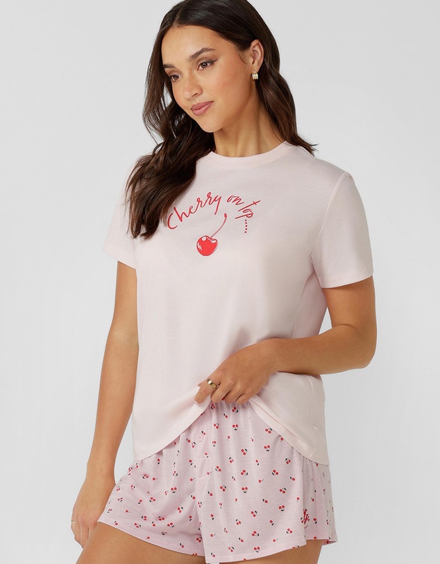 Lorna Jane - Cherry T-Shirt