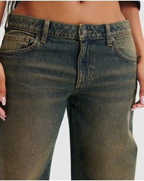 Cotton On - Curvy Low Rise Straight Jeans