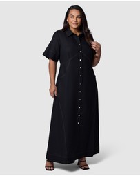Sunday In The City - No Saints Maxi Shirt Dress