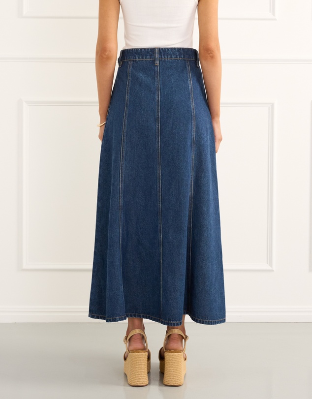Heaven Australia - Indigo Rowan Midi Skirt