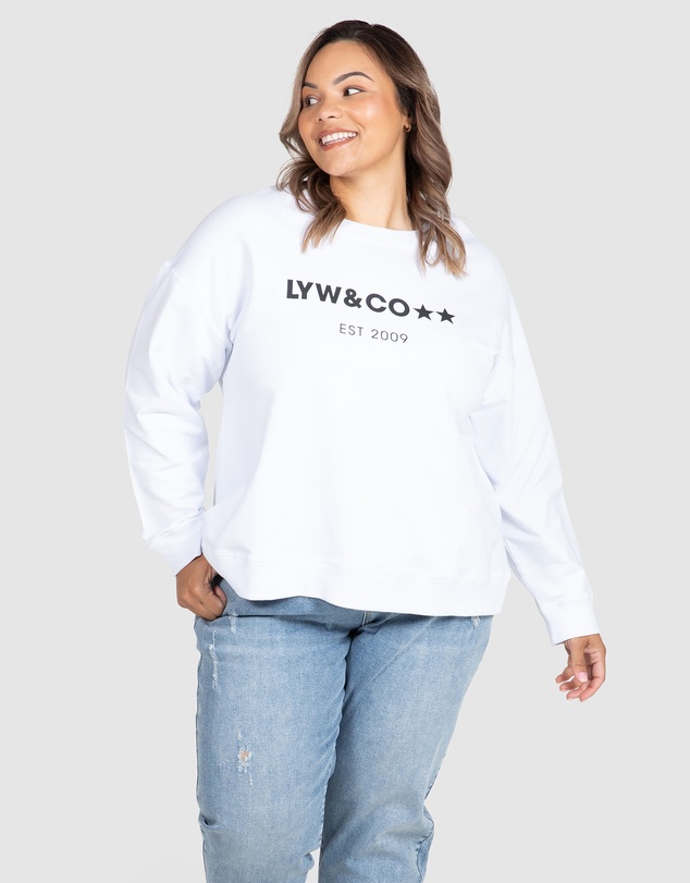 Love Your Wardrobe - LYW & Co Logo Sweat Top