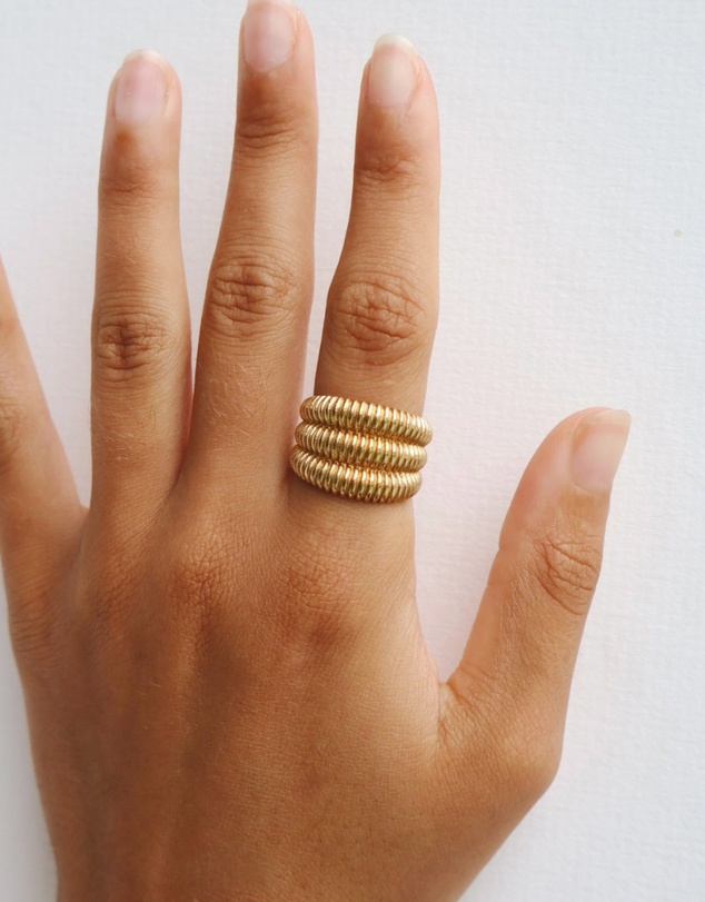 HOUSE OF SLANI - Gold Dara Statement Ring