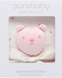 Purebaby - Bunny Rug  & Snookie Gift Pack-Babies