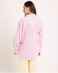 Subtitled - Coby Crisp Oversized Long Sleeve Shirt