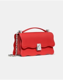 Kate Spade - Deco Wavy Smooth Leather Mini Convertible Shoulder