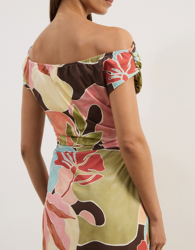 Atmos&Here - Janie Cotton Sateen Midi Dress