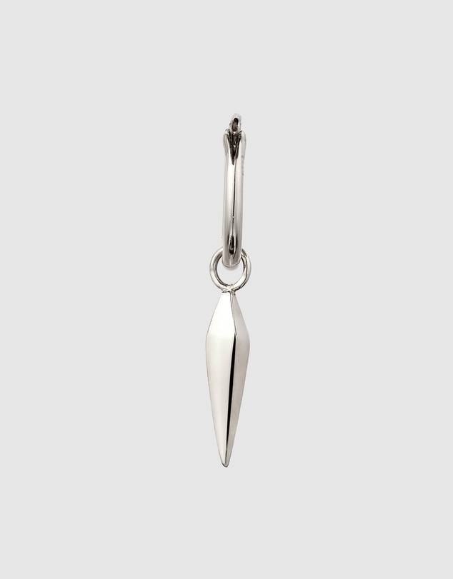 Kuzzoi - ICONIC EXCLUSIVE - Earrings Men Single Hoop 925 Sterling Silver