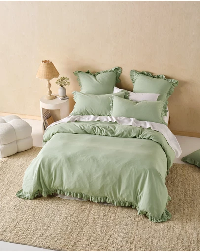 Linen House - Vintage Ruffle Quilt Cover Set