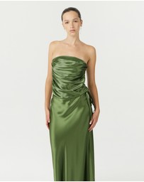 Third Form - Satin Drape Bustier