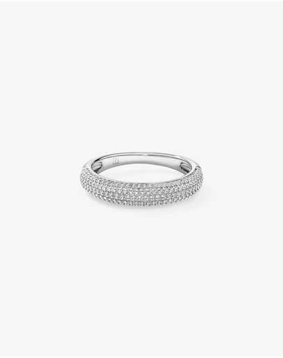 Michael Hill - Pavé Dome Ring in Sterling Silver - 4mm