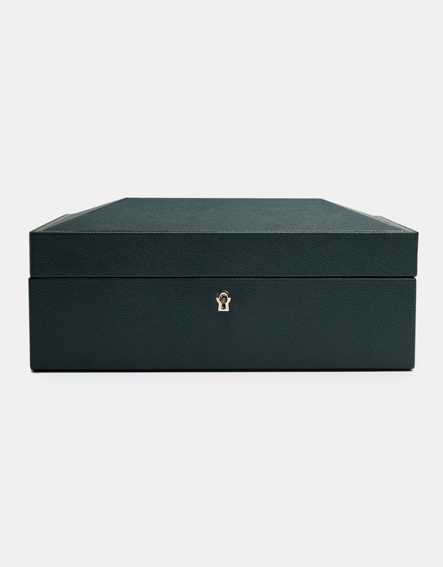 Wolf - Wolf British Racing Green 8 Piece Watch Box