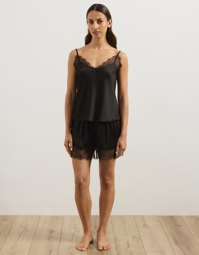 Atmos&Here - Pearl Cami & Shorts Lace Trim Sleep Set