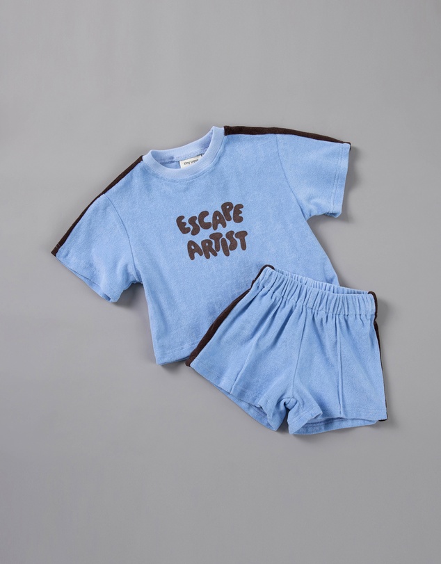 Tiny Trove - Wes Terry Towelling Set - Babies-Kids