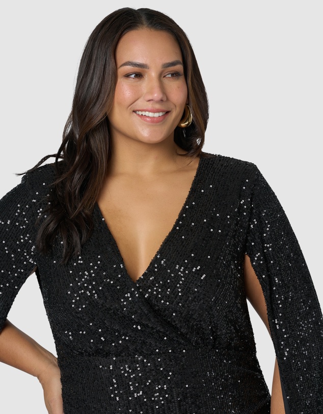 Pink Dusk by Curve Project - One Time Sequin Mini Dress