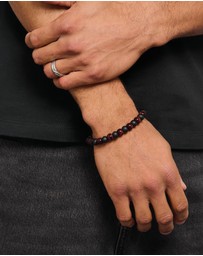 THOMAS SABO - THOMAS SABO Obsidian and red tiger's eye Bracelet
