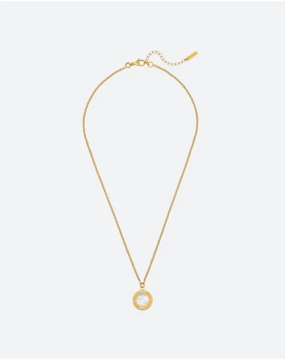 Palm Angels - Impronta GP MOP & Studs Necklace