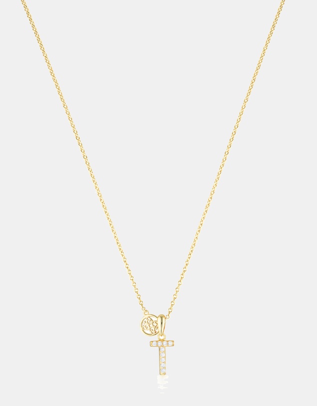 Georgini - Georgini Luxury Letters T Initial Pendant Gold