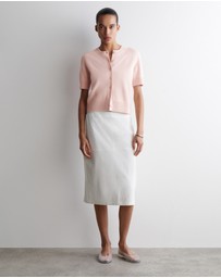 COS - Merino Wool Short-Sleeved Cardigan