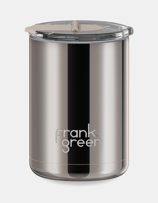 Frank Green - 12oz Ceramic Coffee Cup with Hinged Screw Lid